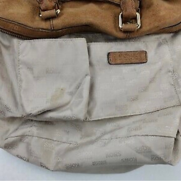 Michael Kors (MK) Distressed Ostrich Handbag - Picture 9 of 9